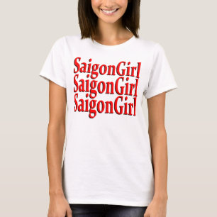 Saigon Girl Triple Design T-Shirt
