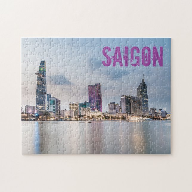 Saigon (Ho Chi Minh City) HCMC Vietnam souvenir Jigsaw Puzzle (Horizontal)