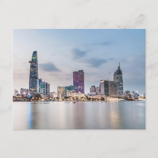 Saigon (Ho Chi Minh City) HCMC Vietnam souvenir Po Holiday Postcard (Front)