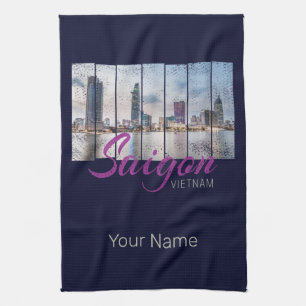 Saigon (Ho-Chi-Minh-Stadt) HCMC Vietnam Souvenir Kitchen Towel