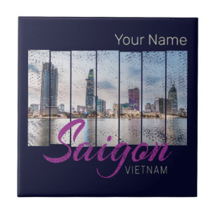 Saigon (Ho-Chi-Minh-Stadt) HCMC Vietnam Souvenir Tile