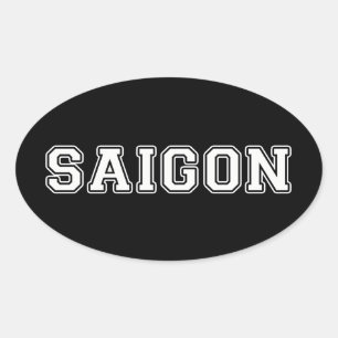 Saigon Oval Sticker