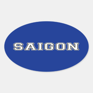 Saigon Oval Sticker