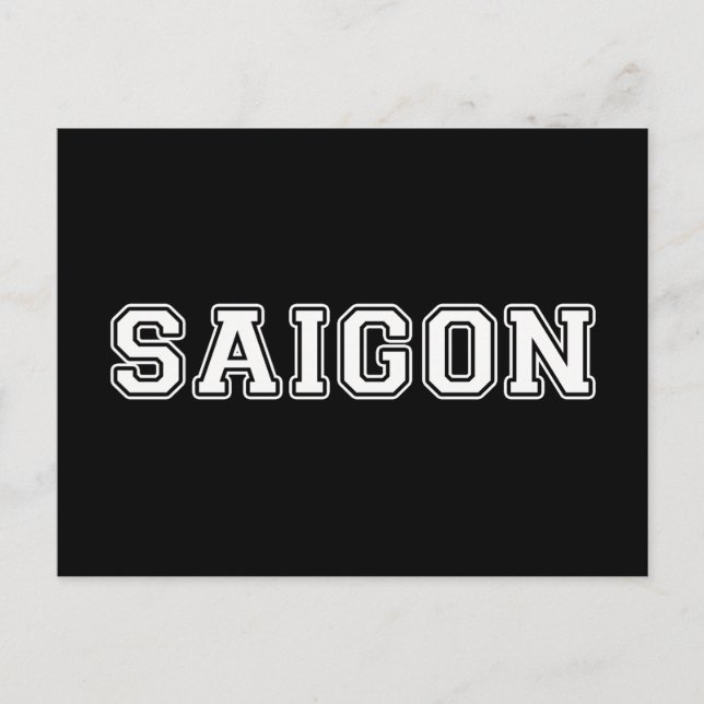 Saigon Postcard (Front)