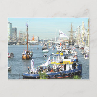 SAIL Amsterdam Boat Parade DIY Postcard