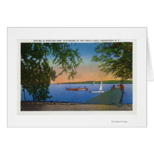Sail and Motor Boats at Roseland Park Scene