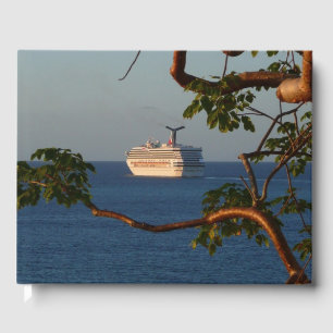 Sail Away at Sunset I Cruise Vacation Guest Book
