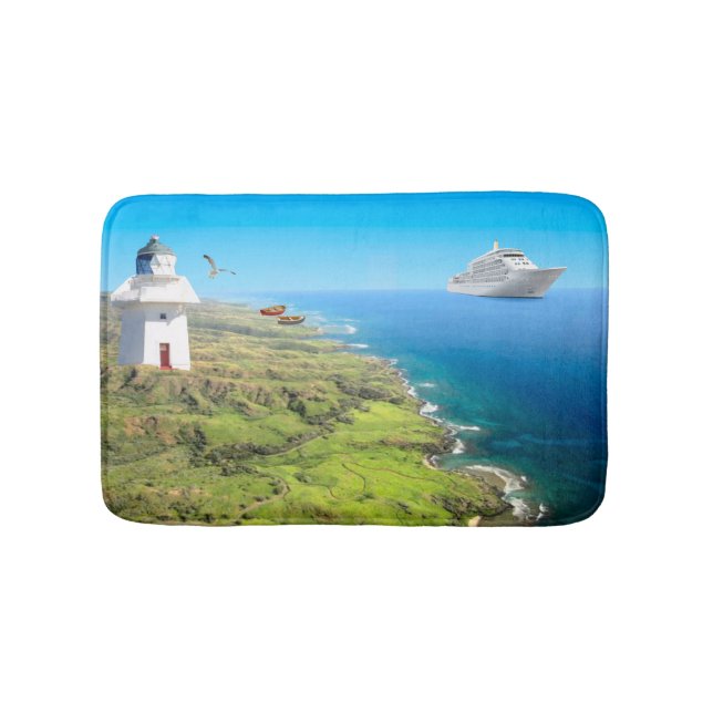Sail Away Bath Mat (Front)
