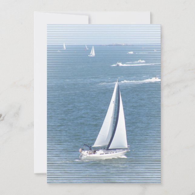 Sail Away Invitation (Front)