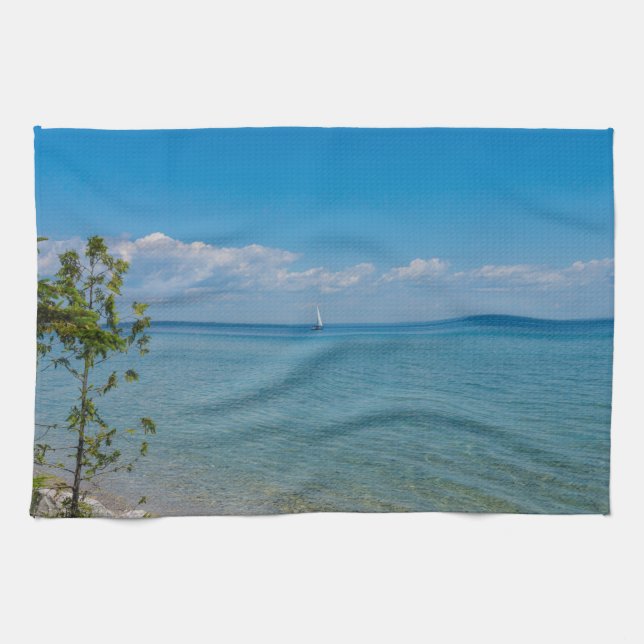 Sail Away Kitchen Towel (Horizontal)
