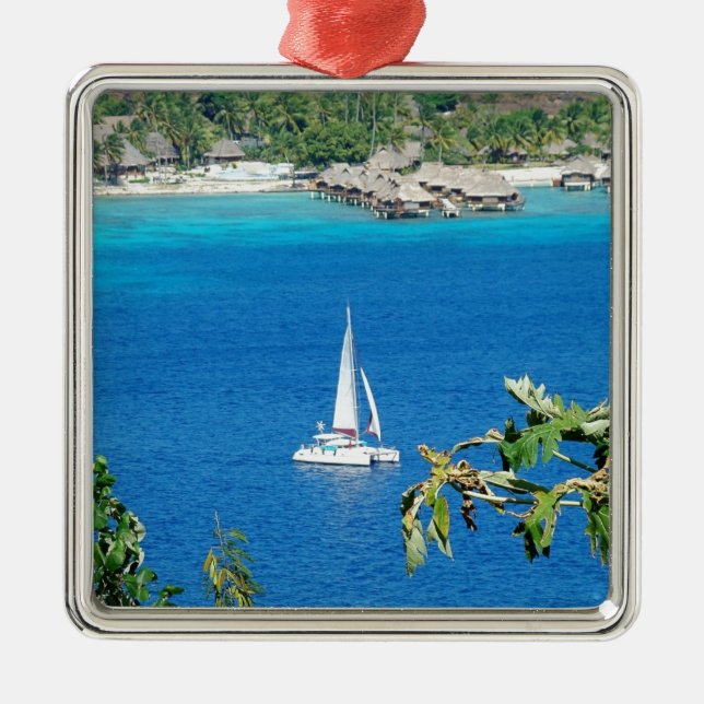 Sail Away Metal Ornament (Front)