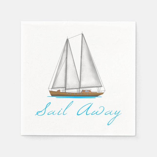 Sail Away Napkin (Front)