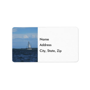 Sail Away Painterly Address Labels