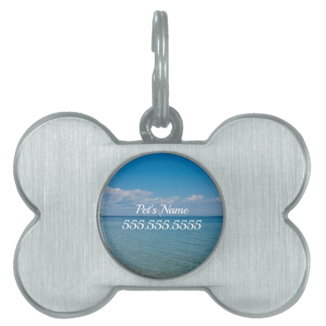 Sail Away Pet ID Tag (Front)
