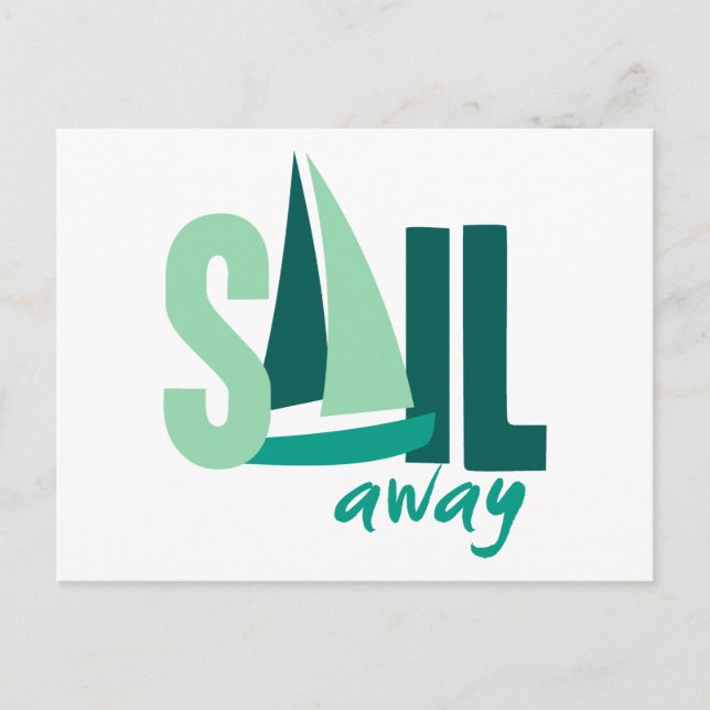 Sail Away Postcard (Front)