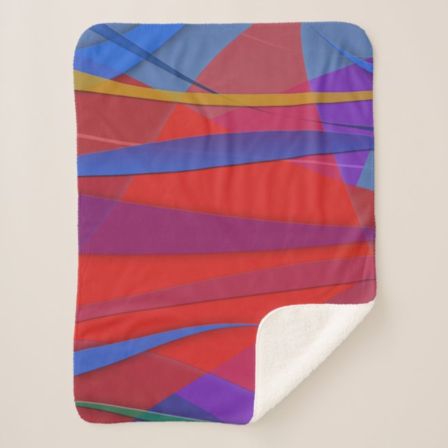 Sail Away Sherpa Blanket (Front)