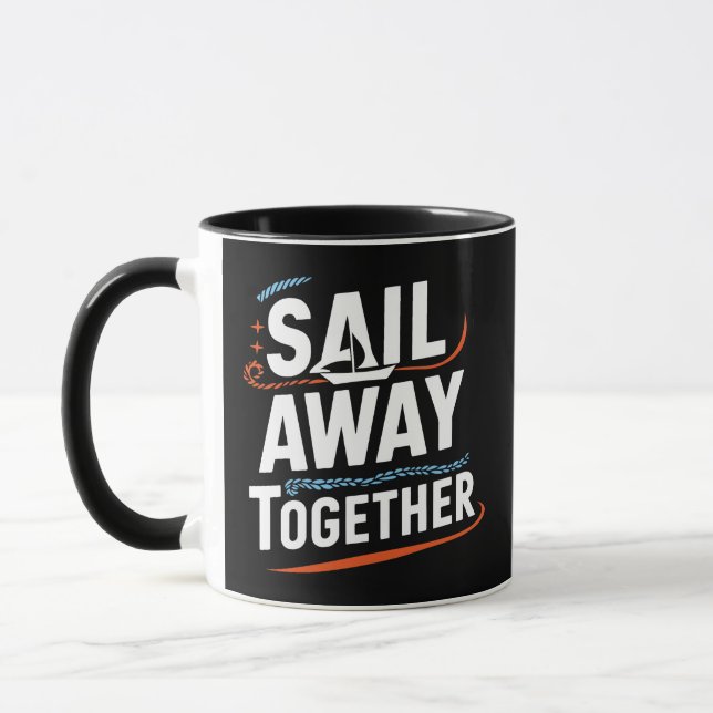 Sail Away Together  Mug (Left)