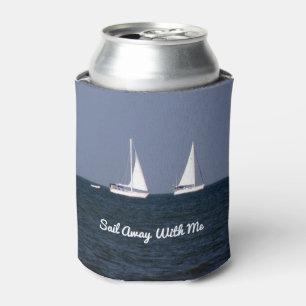 Sail Away With Me - Personalized Can Cooler