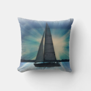 Sail Boat Pillow