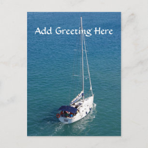Sail boat Post Card