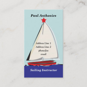 Sail Boat Profile Card