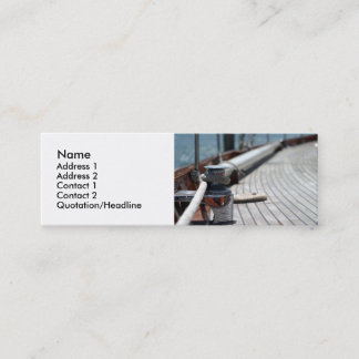 sail boat rope mini business card