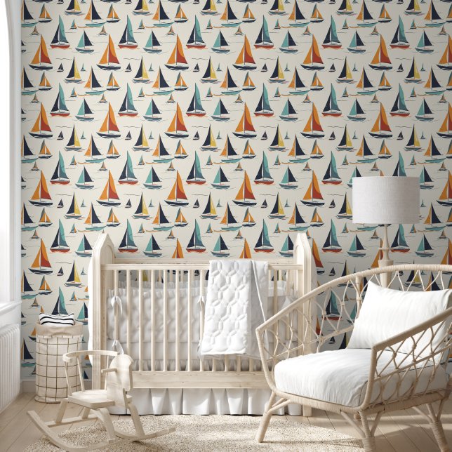 Sail Boat Yacht Sail Themed   Wallpaper (Kids)