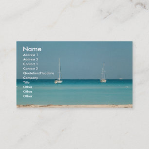 Sail Boats Ocean Sanibel Island Florida Card Photo