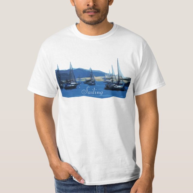 Sail Boats T-Shirt (Front)