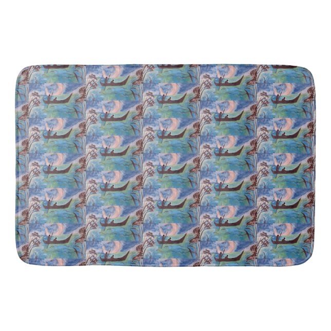 Sail by Moonlight Bath Mat (Front)