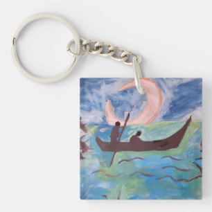 Sail by Moonlight Keychain