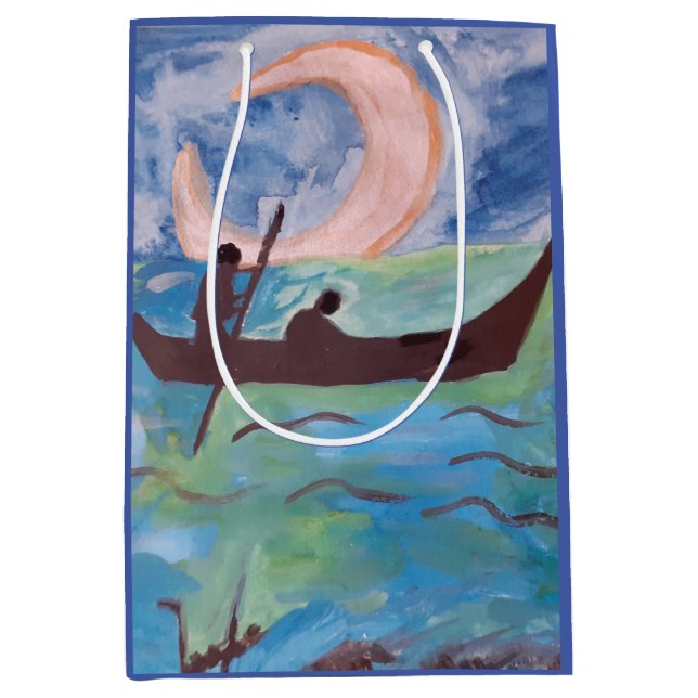 Sail By Moonlight Medium Gift Bag (Front)