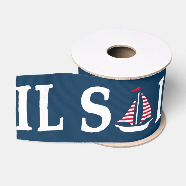 Sail Grosgrain Ribbon (Spool)