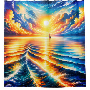  “Sail Into Sunset: Ocean’s Whisper”