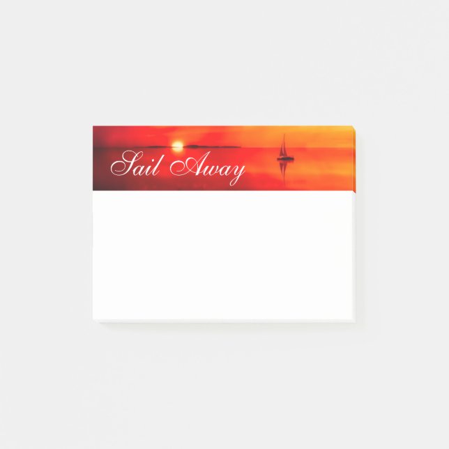 Sail into the Sunset Post-it Notes (Front)