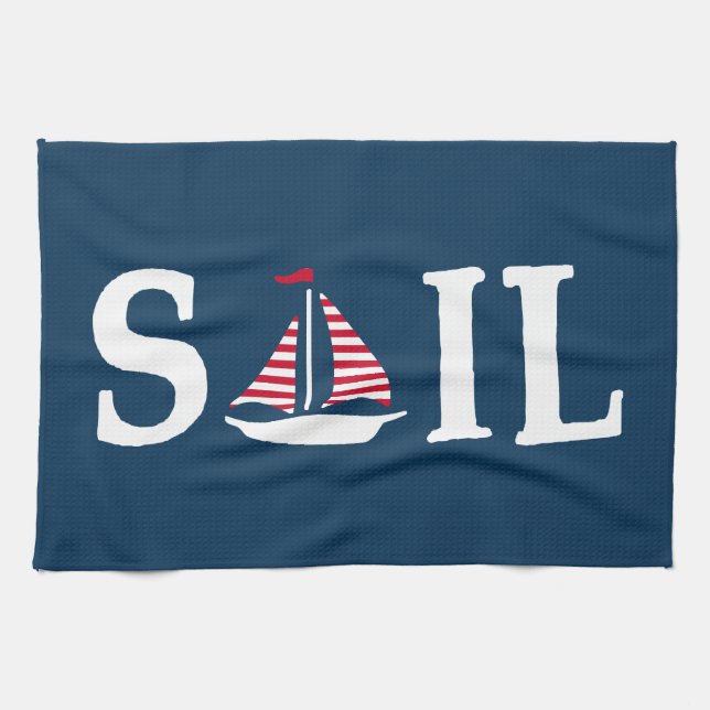 Sail Kitchen Towel (Horizontal)