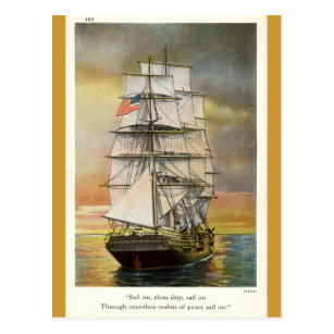 Vintage Sailing Ships Postcards | Zazzle CA