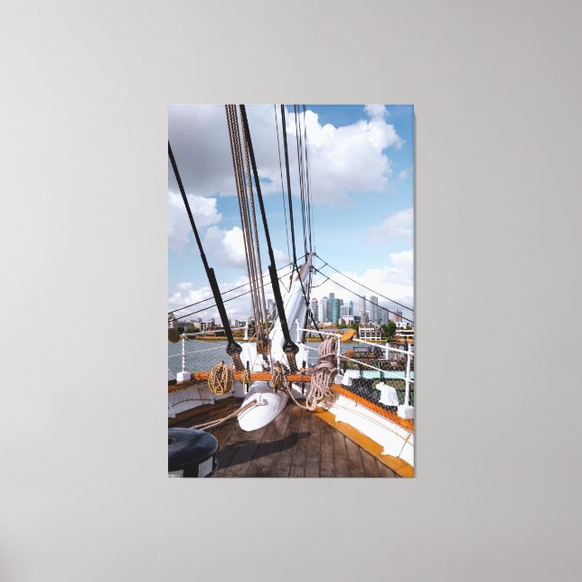 Sail Ship Canvas Print (Front)