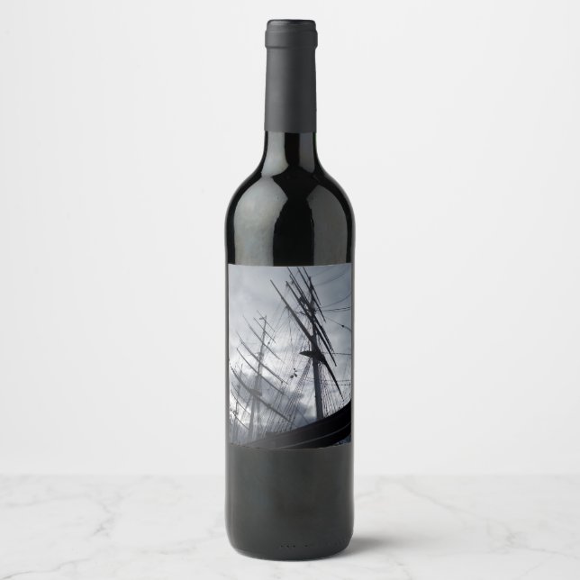 Sail Ship Wine Label (Front)
