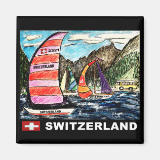 Sail Swiss Magnet
