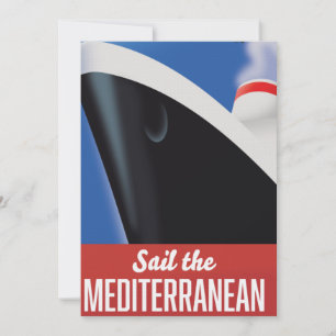 Sail the mediterranean planner invitation