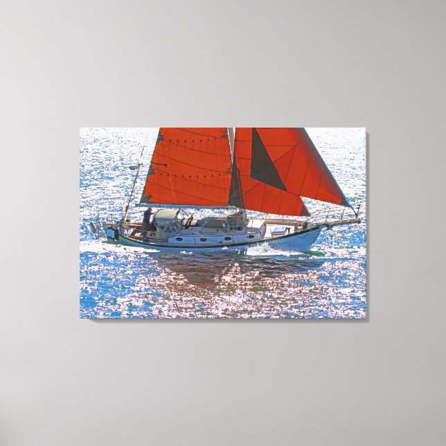 SAIL THE SEAS 24x36 Canvas Print (Front)