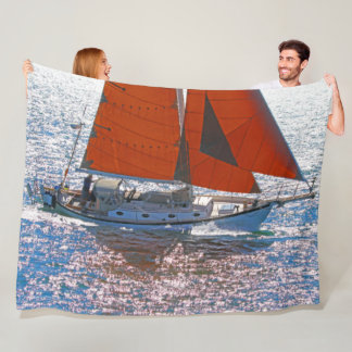 SAIL THE SEAS FLEECE BLANKET