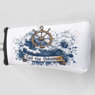 "Sail the Unknown" - Nautical-Inspired Design Golf Head Cover