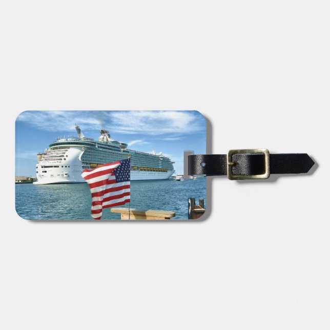Sailaway Personalized Luggage Tag (Front Horizontal)