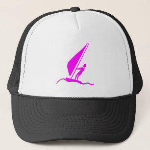 Sailboarding - Magenta Trucker Hat