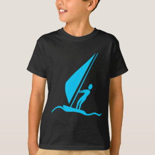 Sailboarding - Sky Blue T-Shirt