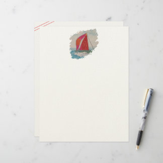 Sailboat-5 Paintstroke Letterhead