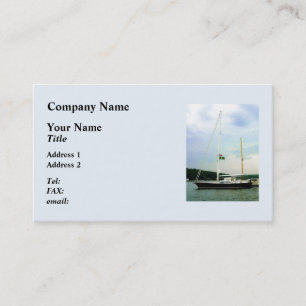 Sailboat at Anchor Business Card