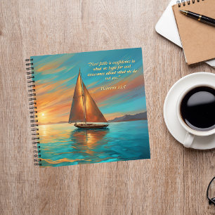 Sailboat at Sunset Spend Time w Jesus Journal